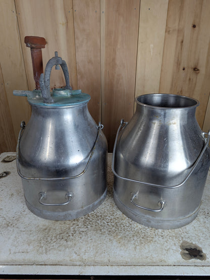 De Laval Stainless Steel 5 Gal. Milking Churn Pail