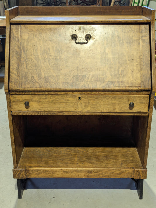 Antique Pull Down Secretary Desk