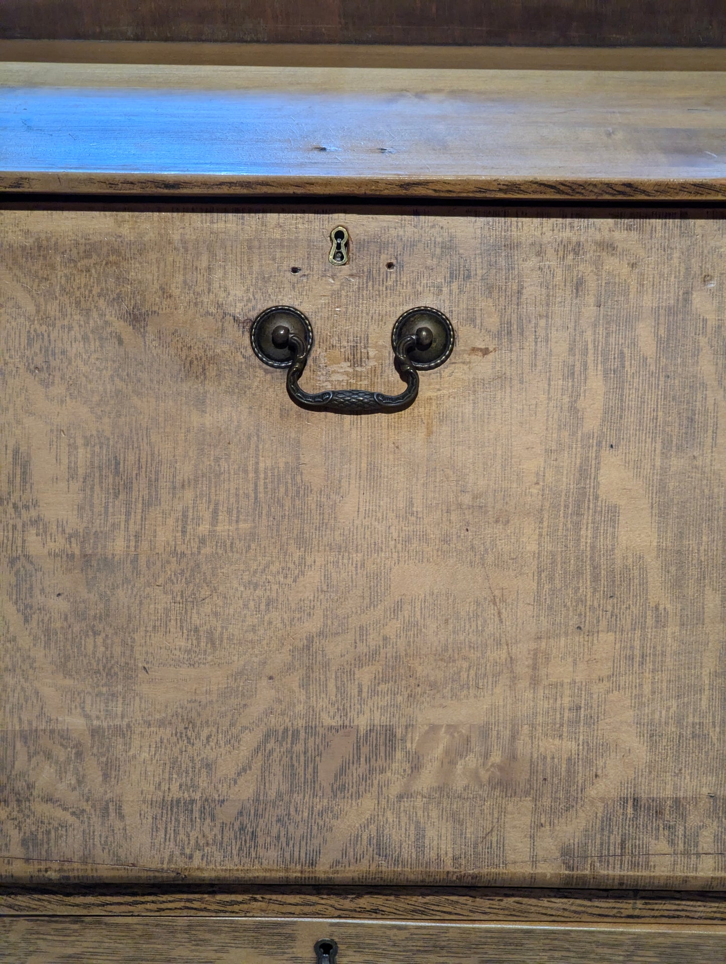 Antique Pull Down Secretary Desk