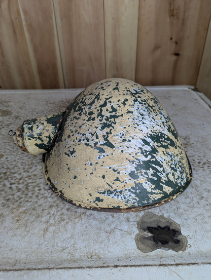 Vintage Green 12.5” Enamel Angle Light Shade