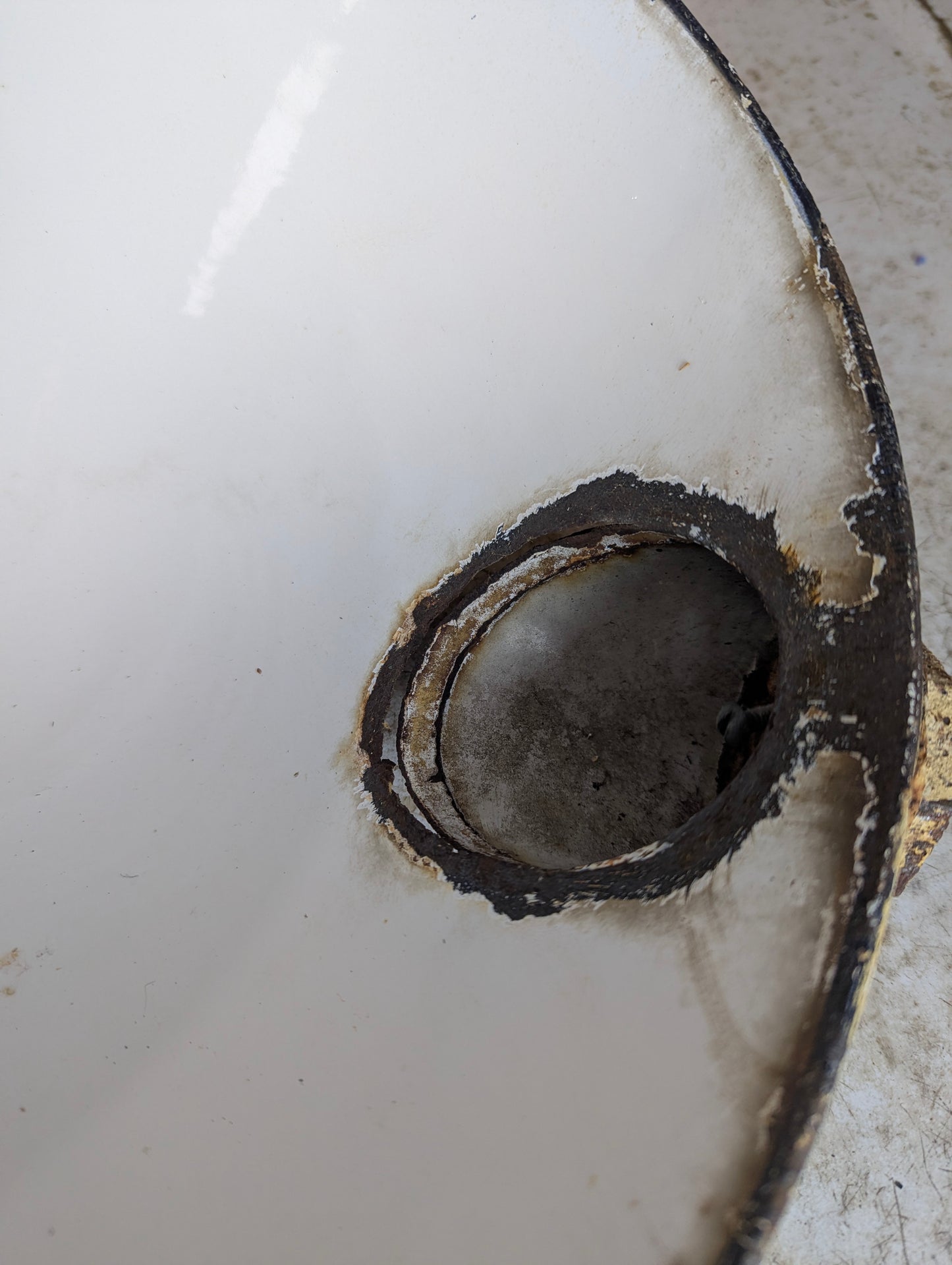 Vintage Green 12.5” Enamel Angle Light Shade