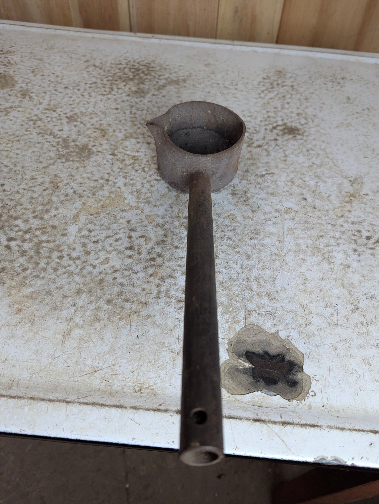 Vintage Blacksmith Smelting Ladle