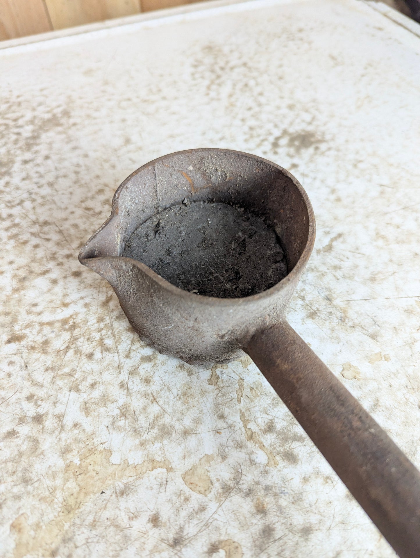 Vintage Blacksmith Smelting Ladle