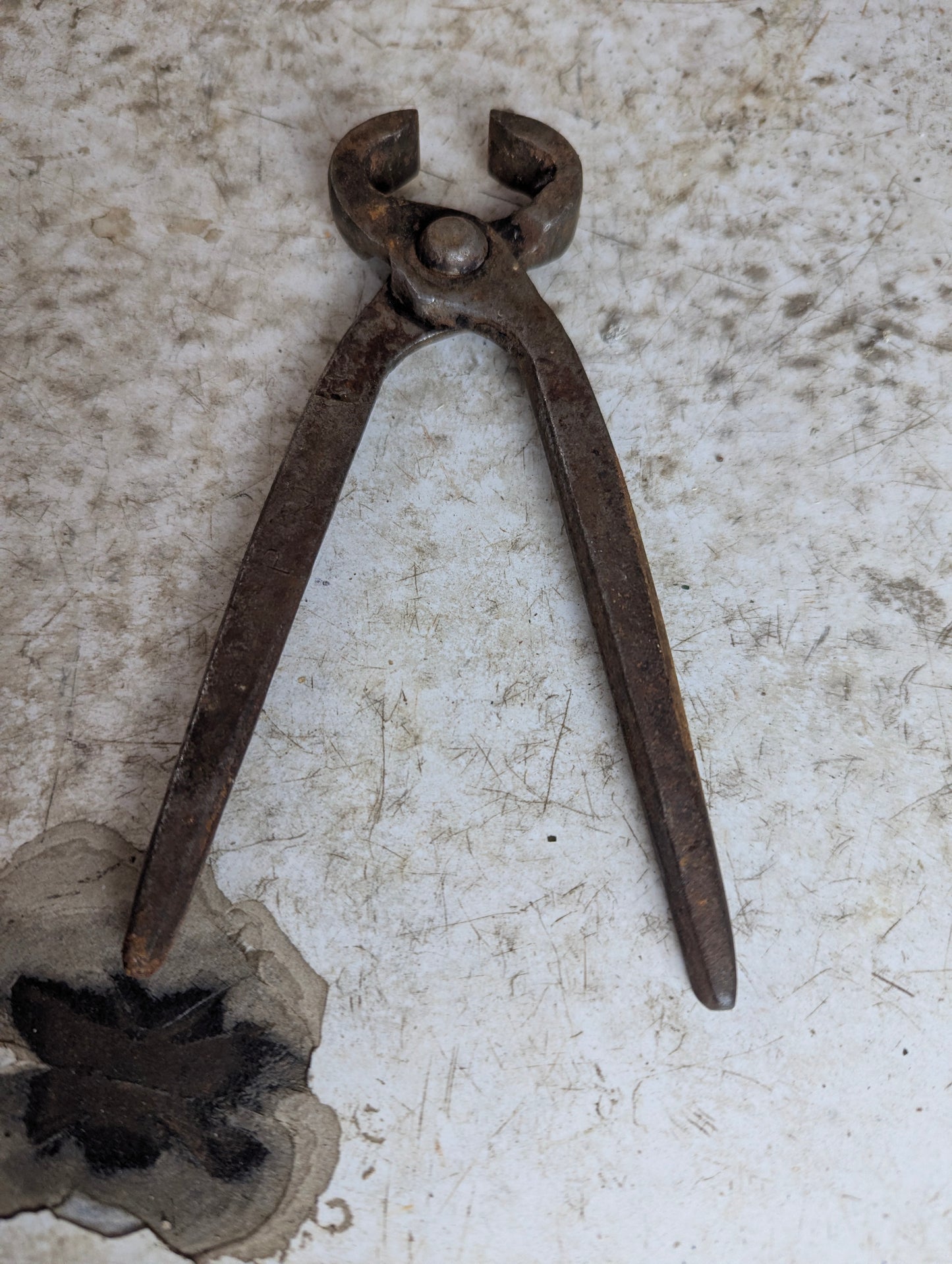 Vintage Blacksmith Metal Nipper Pliers