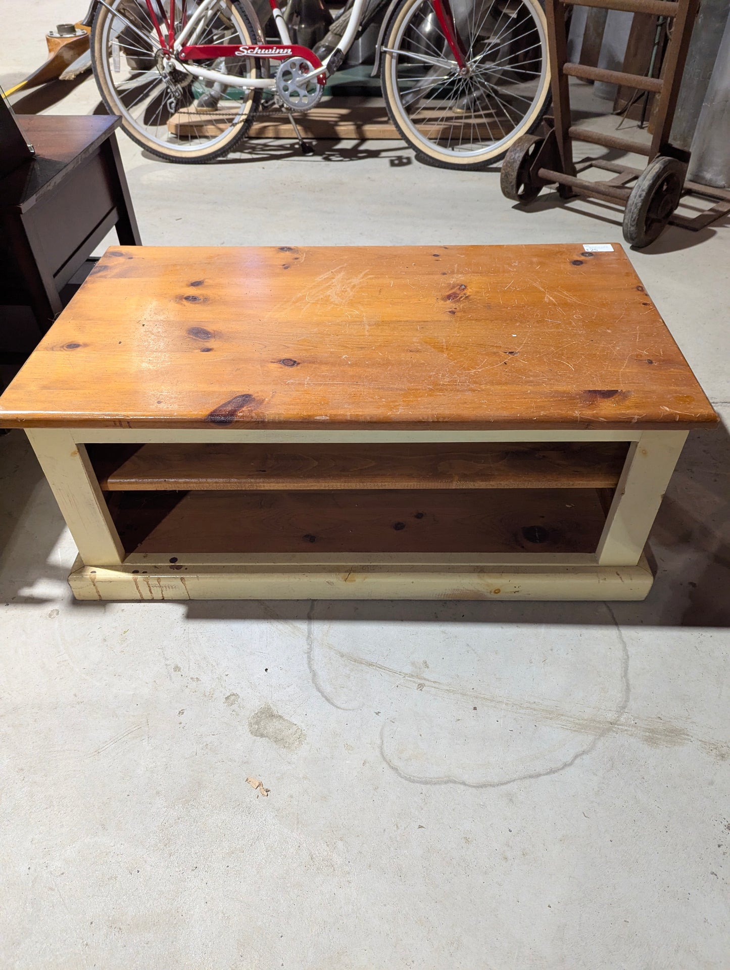 Vintage Pine Media Stand