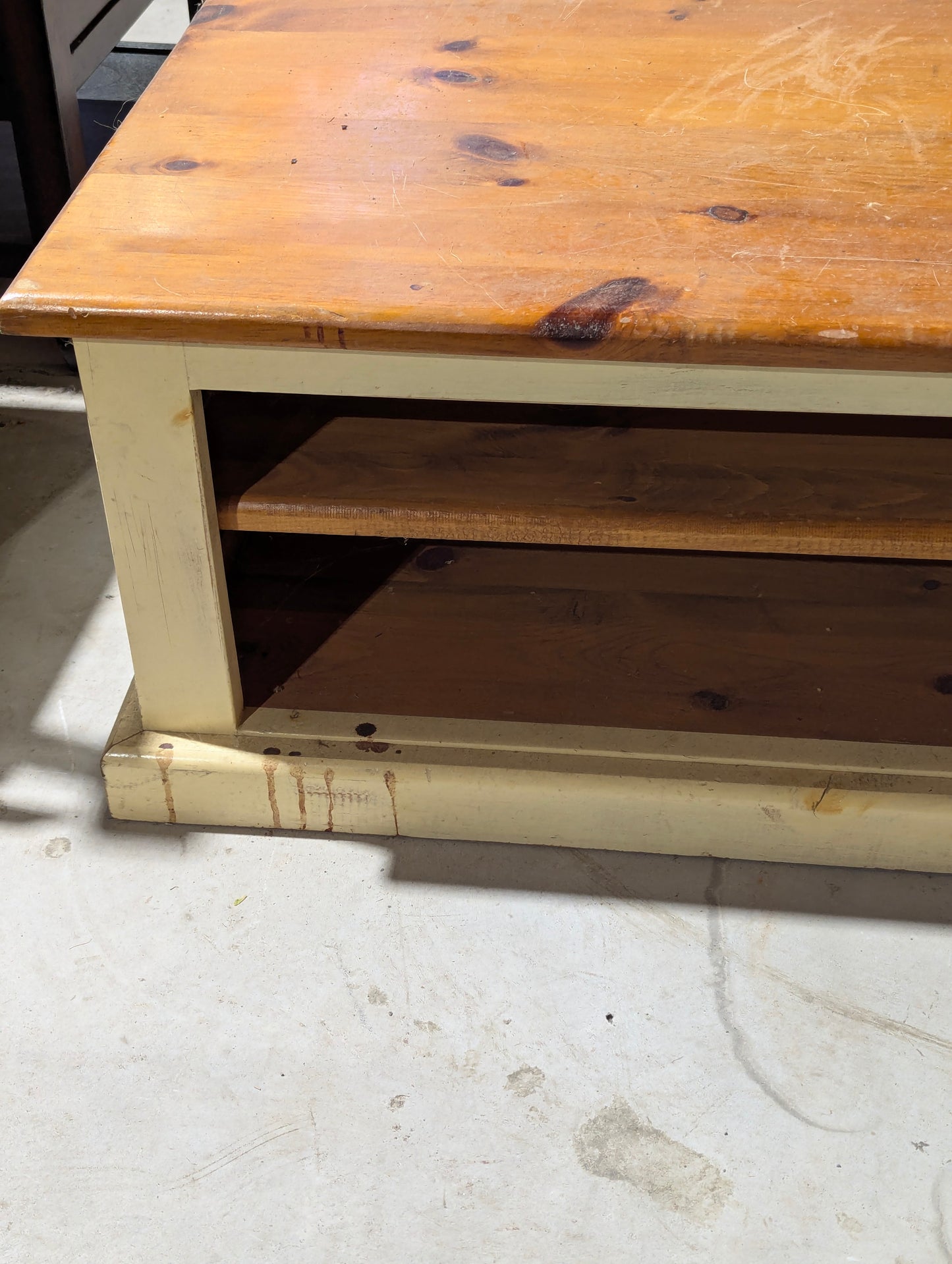 Vintage Pine Media Stand