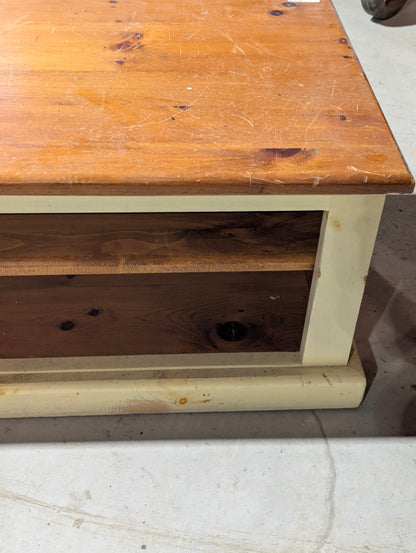 Vintage Pine Media Stand