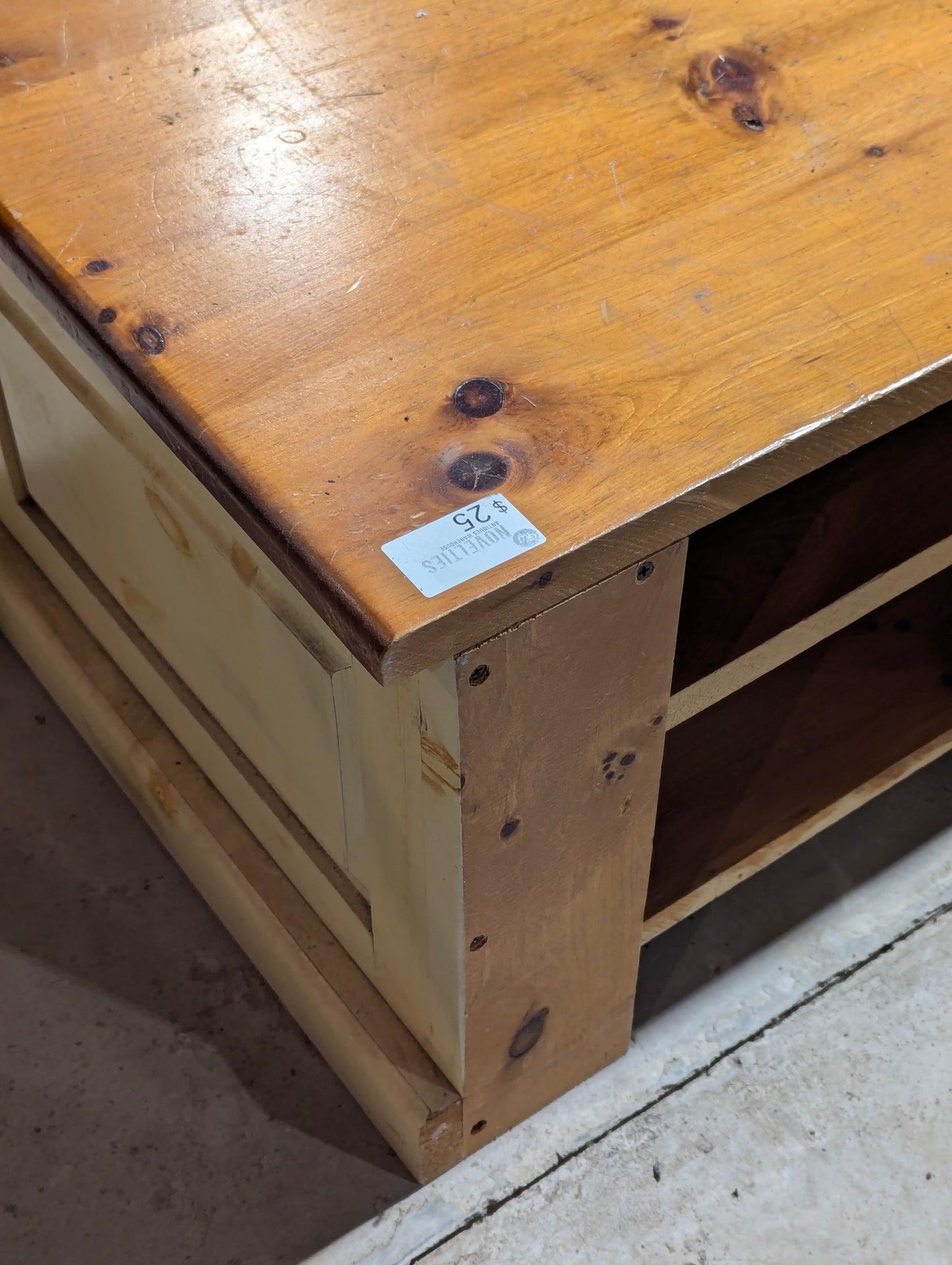 Vintage Pine Media Stand