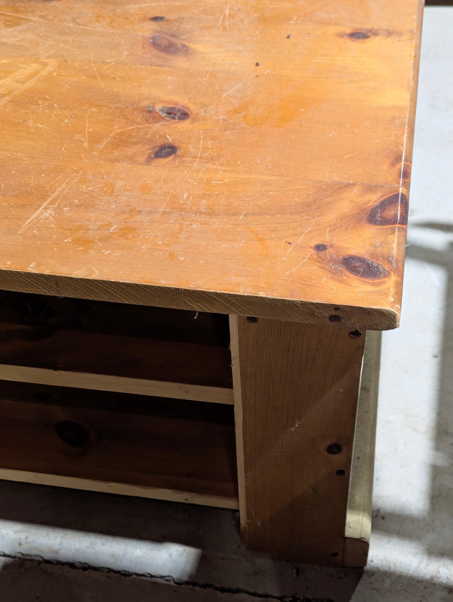 Vintage Pine Media Stand