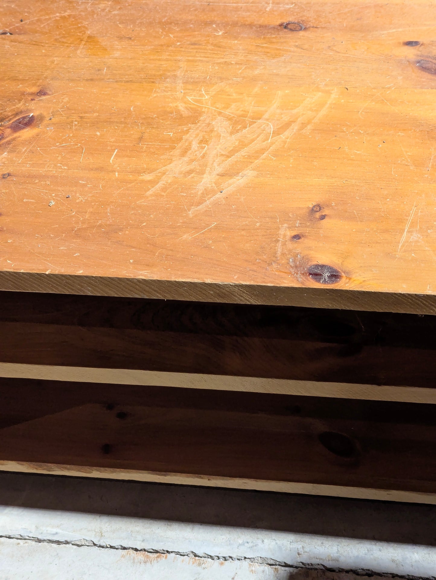 Vintage Pine Media Stand