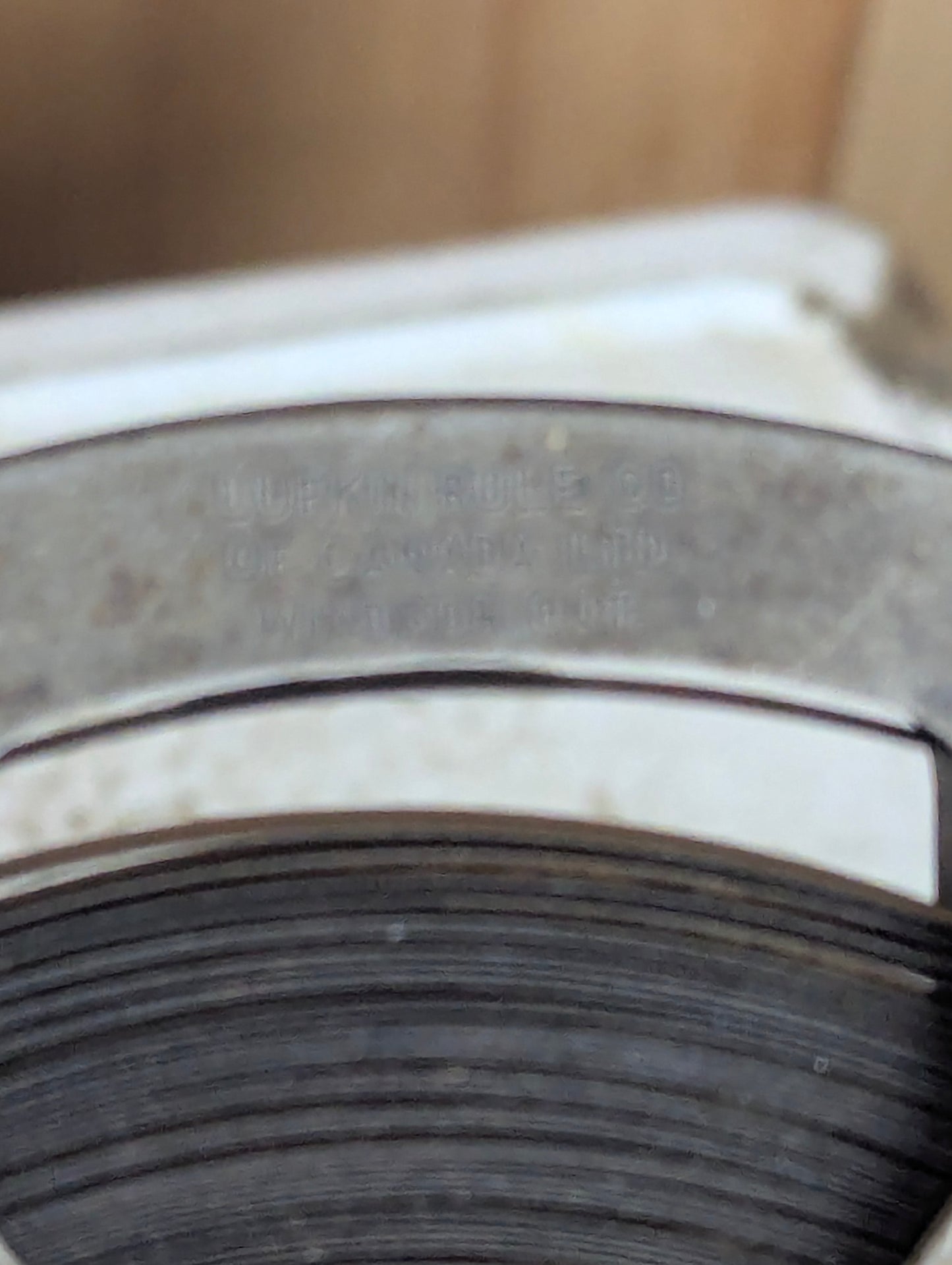 Vintage Lufkin Co. Surveyor Steel Tape Measure