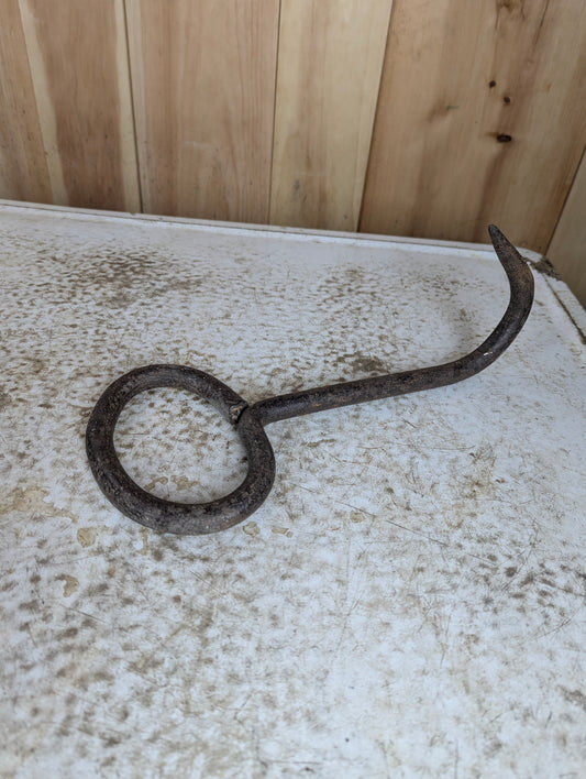 Antique Wrought Iron Hay Bale Hook
