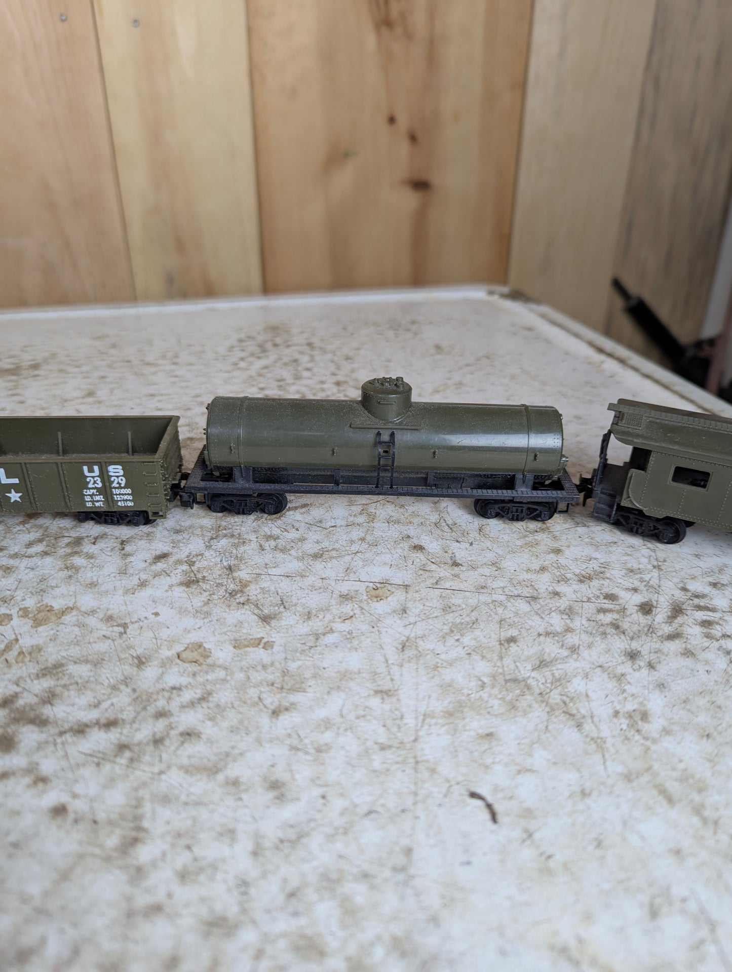 Tyco HO Scale G I Joe 4 Pc. Train Set (“As is” condition)