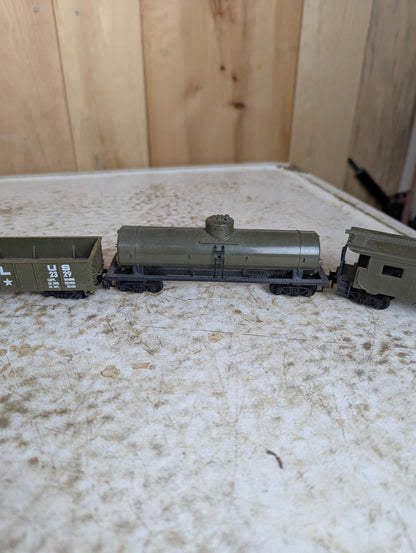 Tyco HO Scale G I Joe 4 Pc. Train Set (“As is” condition)