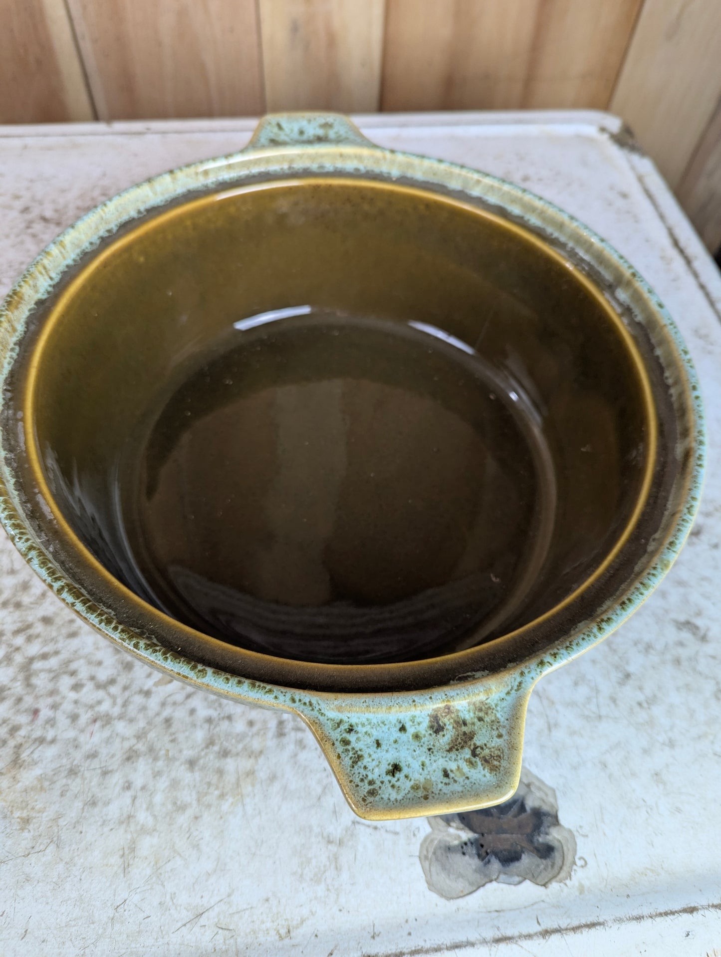 Vintage 12" Sunburst Casserole Dish with Lid