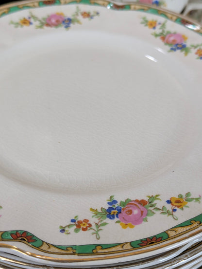 1930's Johnson Bros Pareek England Dinnerware Set