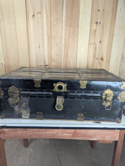 1930's Langmuir Emelite Steamer Trunk