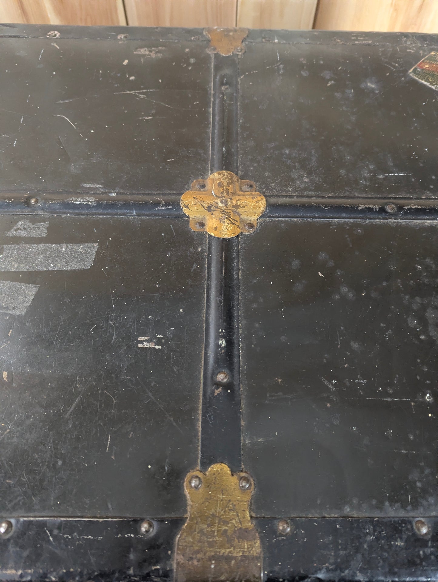 1930's Langmuir Emelite Steamer Trunk