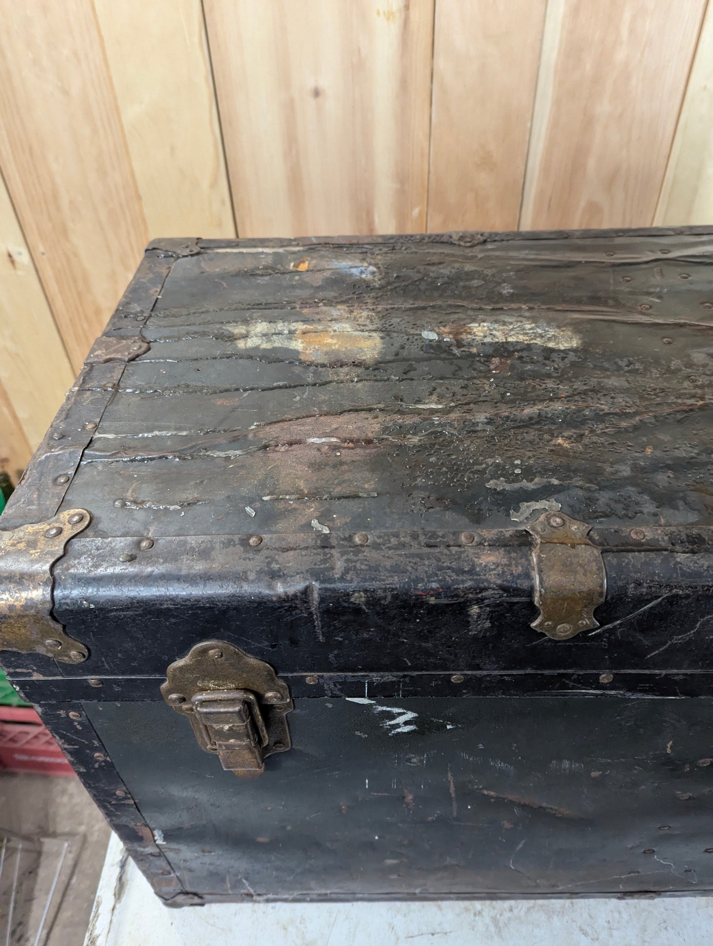 Vintage Rustic Trunk