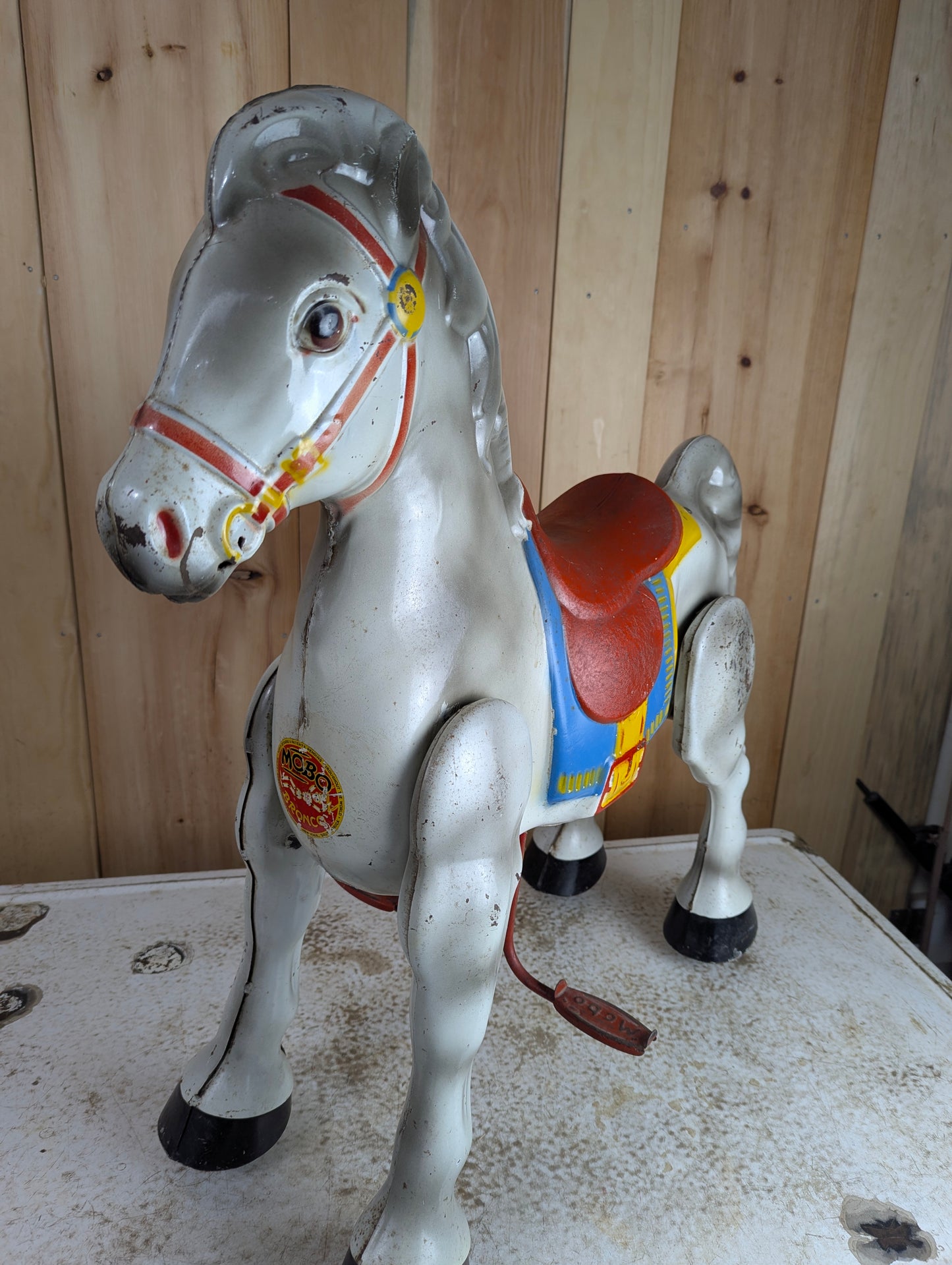 1940’s-50’s Mobo Bronco Ride-on-Horse