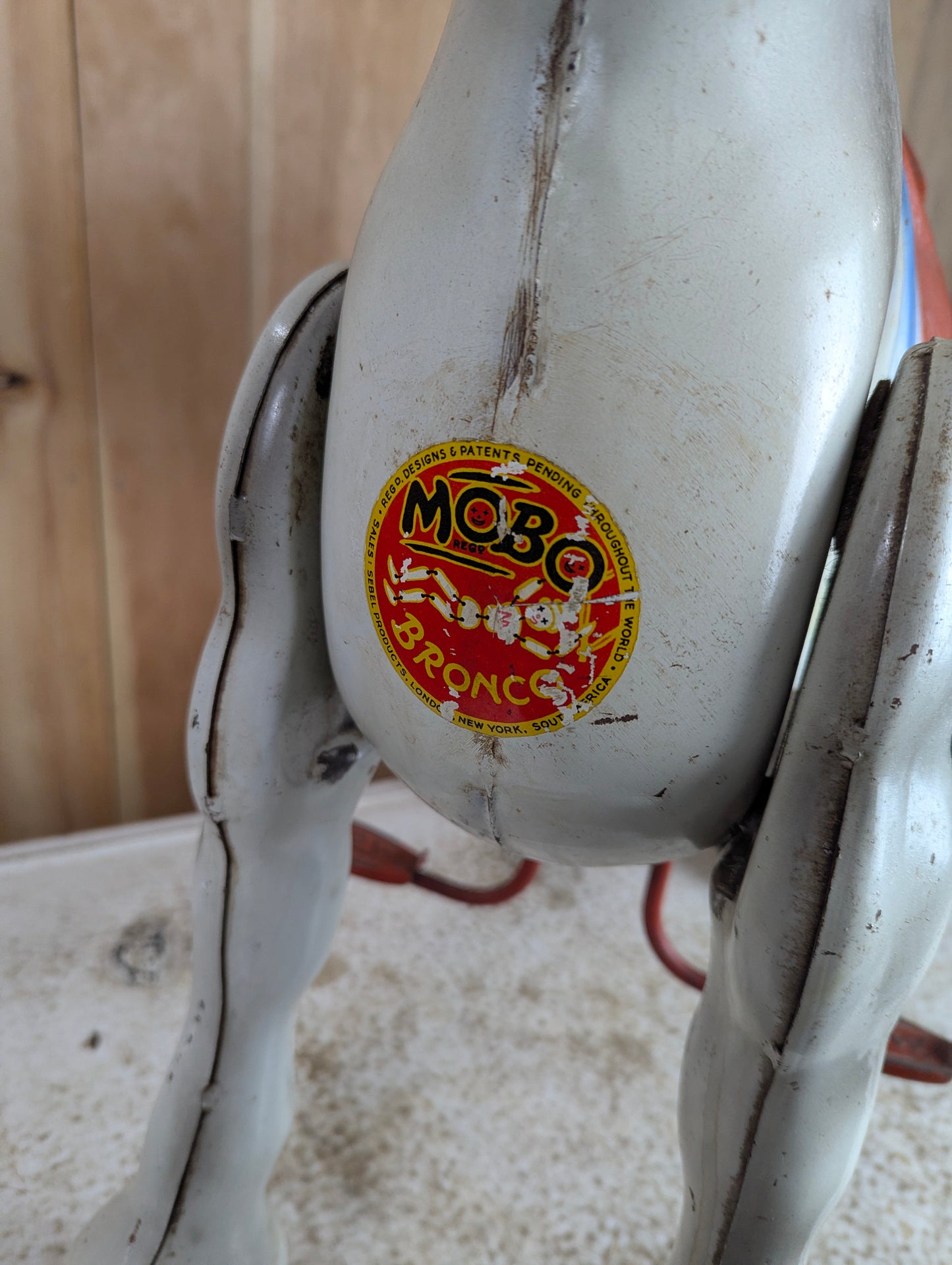 1940’s-50’s Mobo Bronco Ride-on-Horse