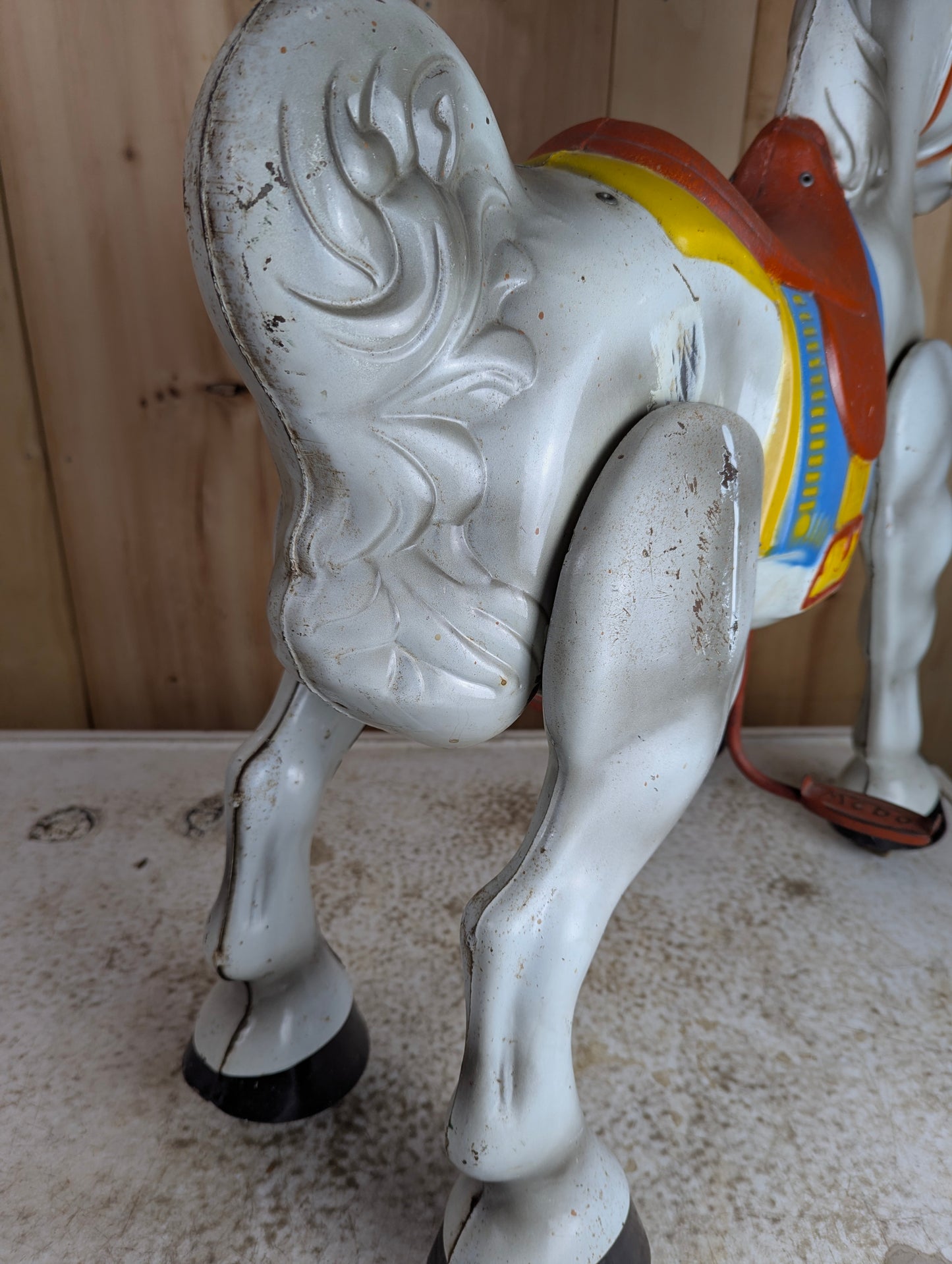 1940’s-50’s Mobo Bronco Ride-on-Horse