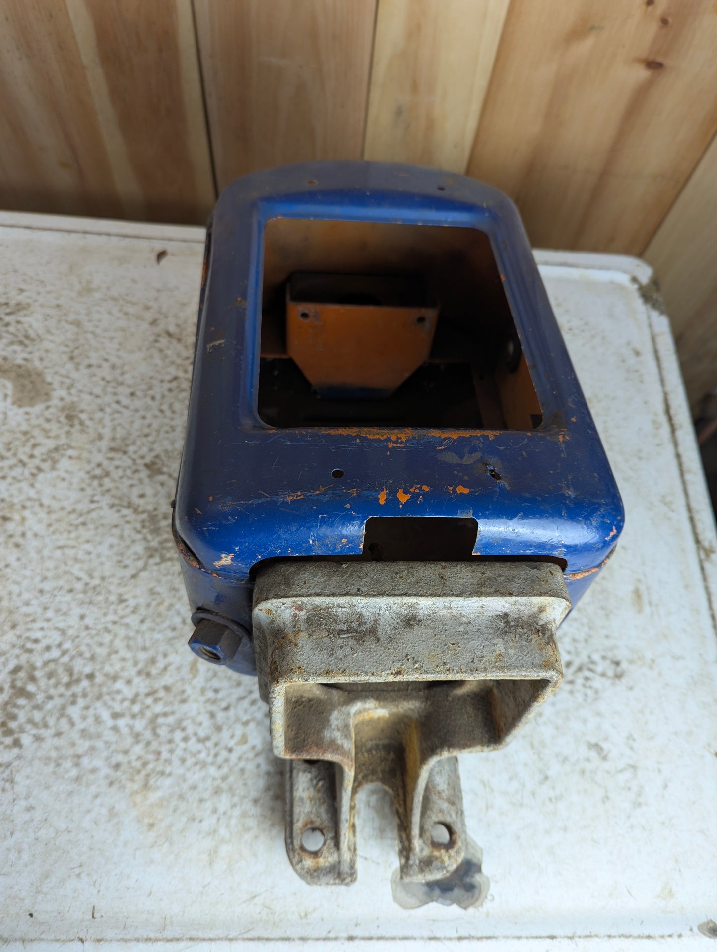 Vintage Gilbarco Air Meter Shell with Mounting Bracket