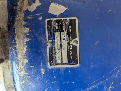 Vintage Gilbarco Air Meter Shell with Mounting Bracket