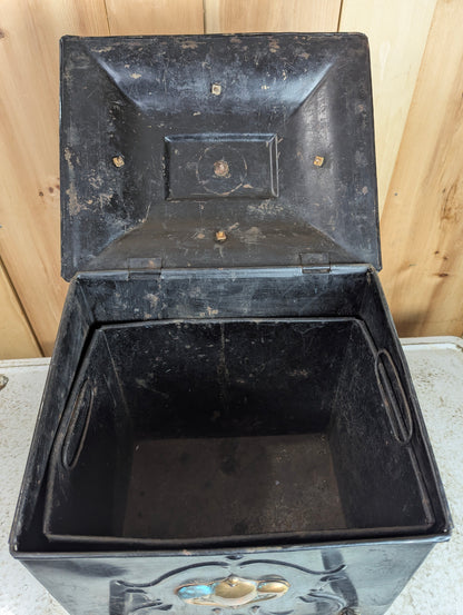 Antique Coal Scuttle Box