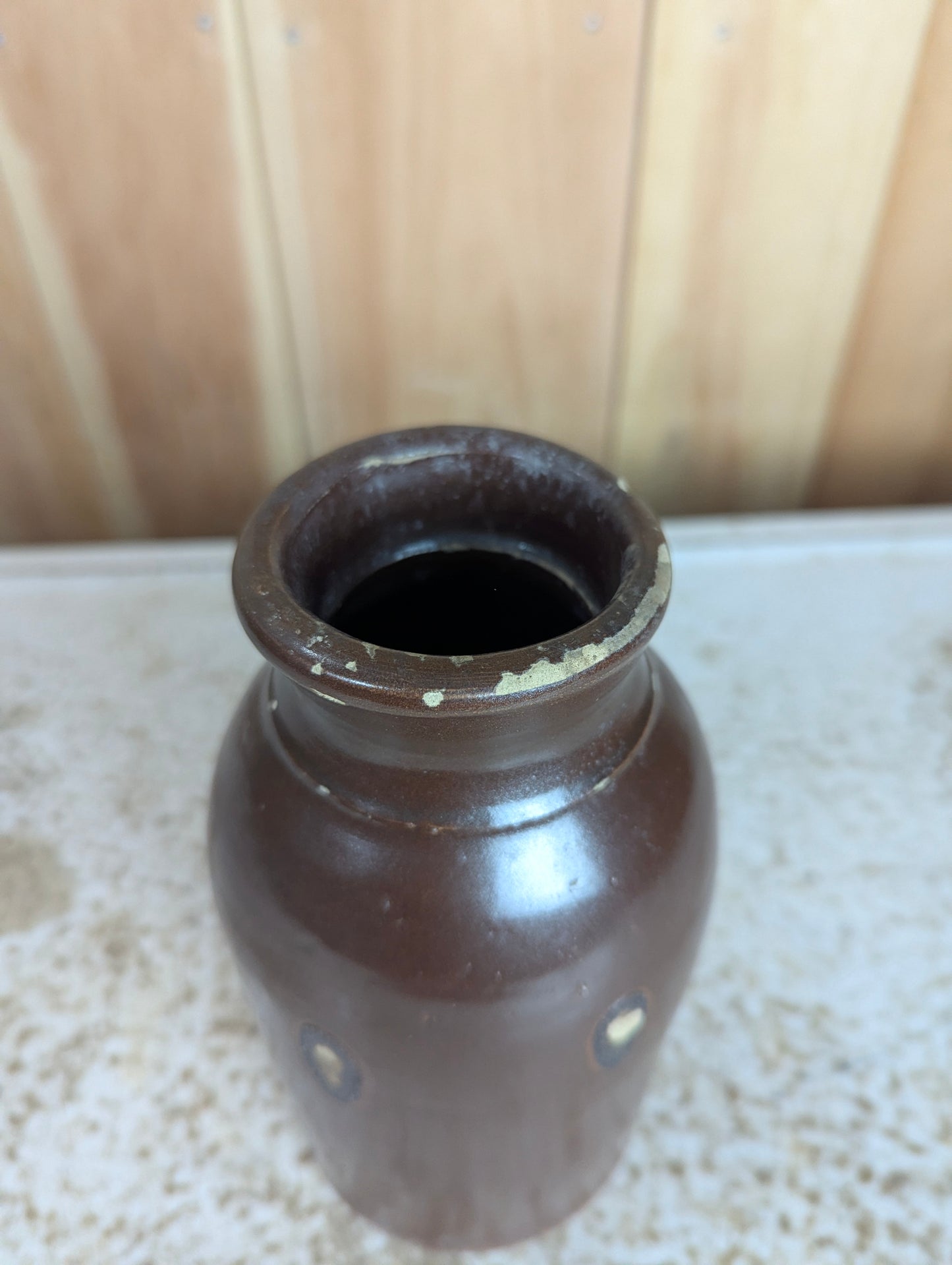 Antique 8.5" Stoneware Jar Crock