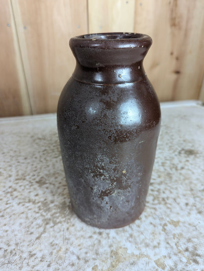 Antique 8.5" Stoneware Jar Crock