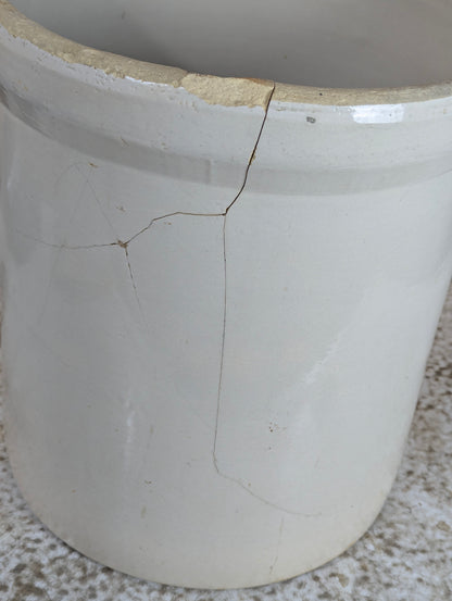 No. 4 Stoneware Crock - Damaged