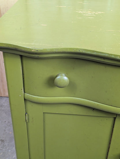 Antique Painted 1 Drawer Washstand
