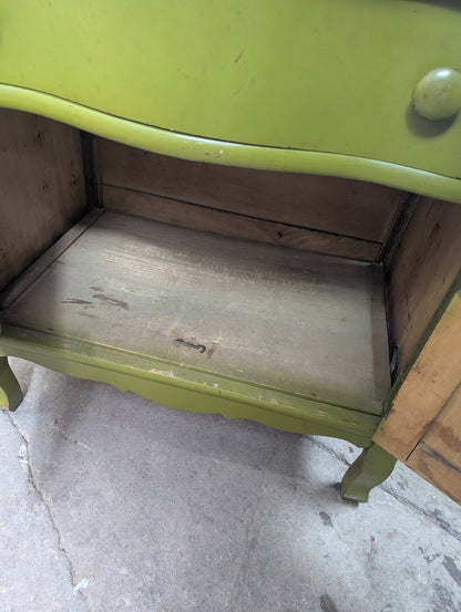 Antique Painted 1 Drawer Washstand