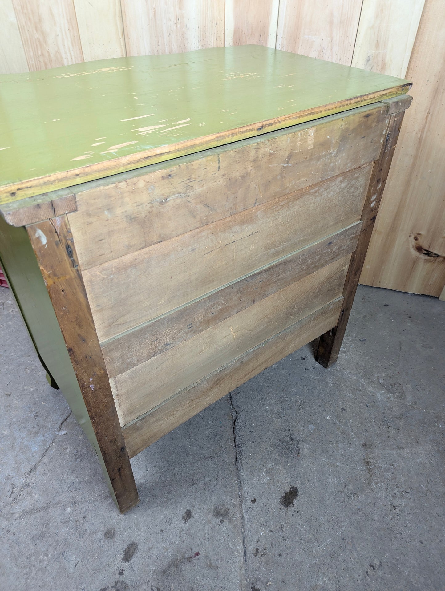 Antique Painted 1 Drawer Washstand