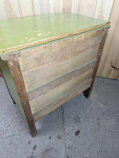 Antique Painted 1 Drawer Washstand