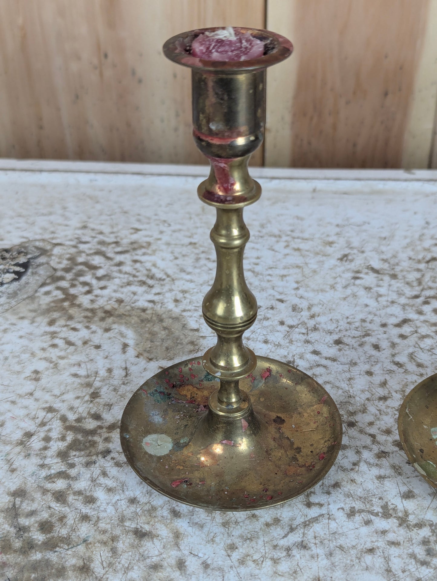 Pair of Brass Candlesticks