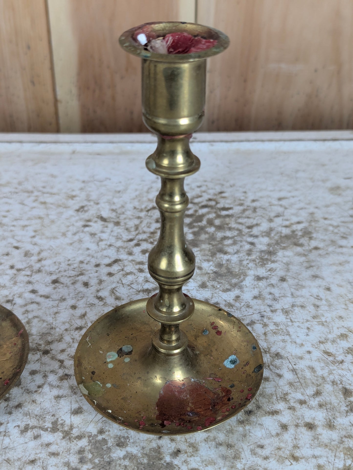 Pair of Brass Candlesticks