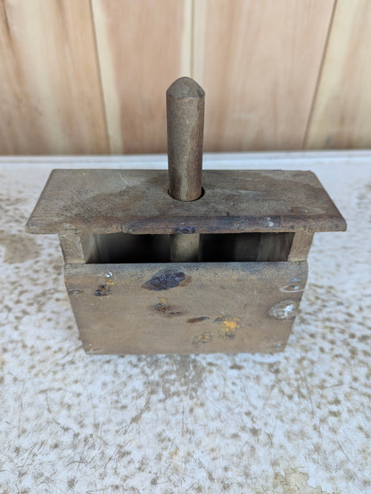 Antique Wooden Butter Press