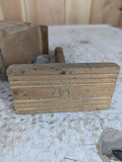 Antique Wooden Butter Press