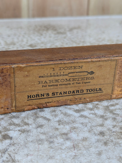 Vintage Wood Slide Top Box
