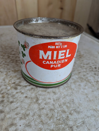 Vintage 2 lb. Pure Canadian Honey Tin Can
