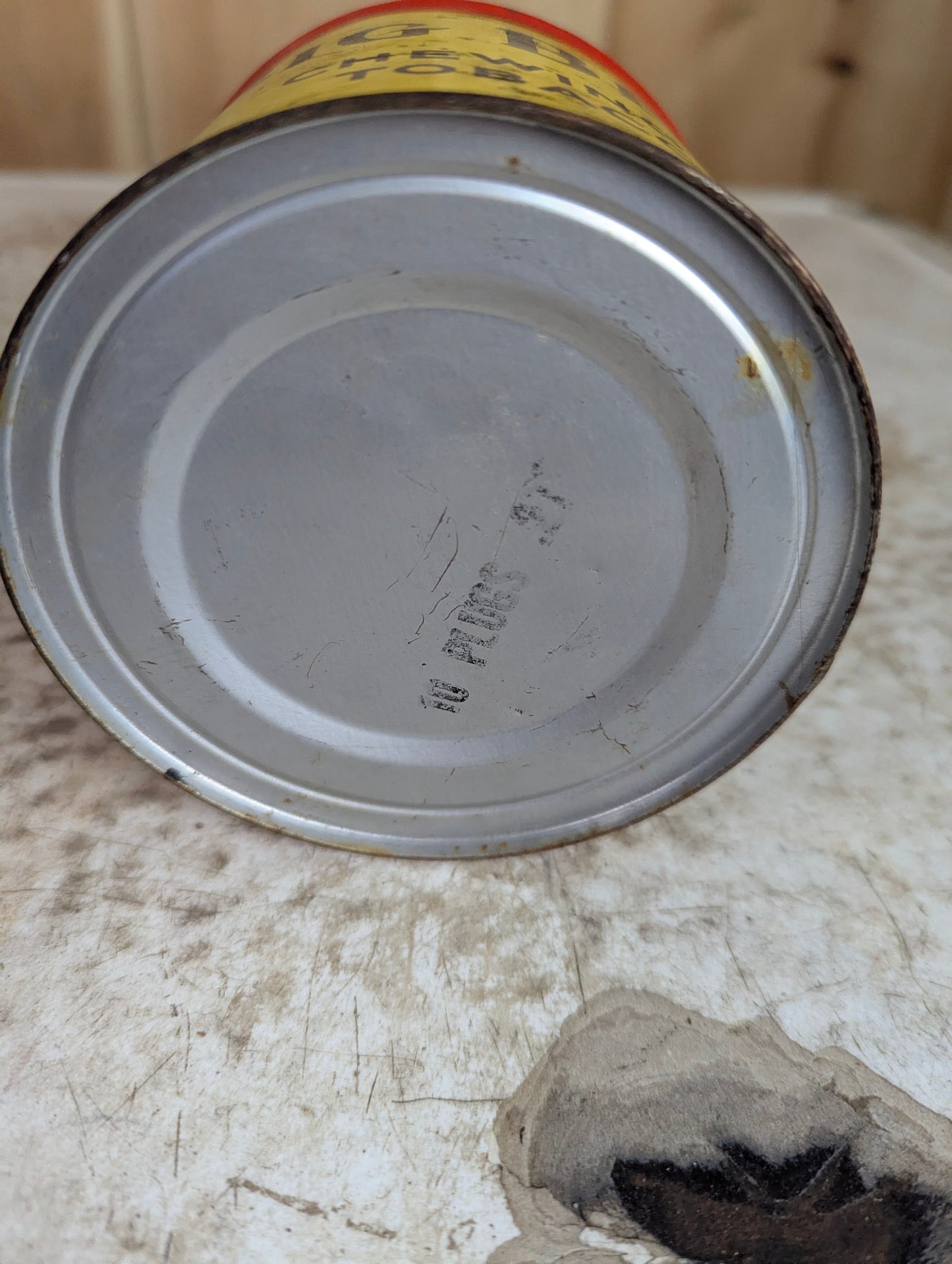 Vintage Big Ben Chewing Tobacco Tin Can (no lid)