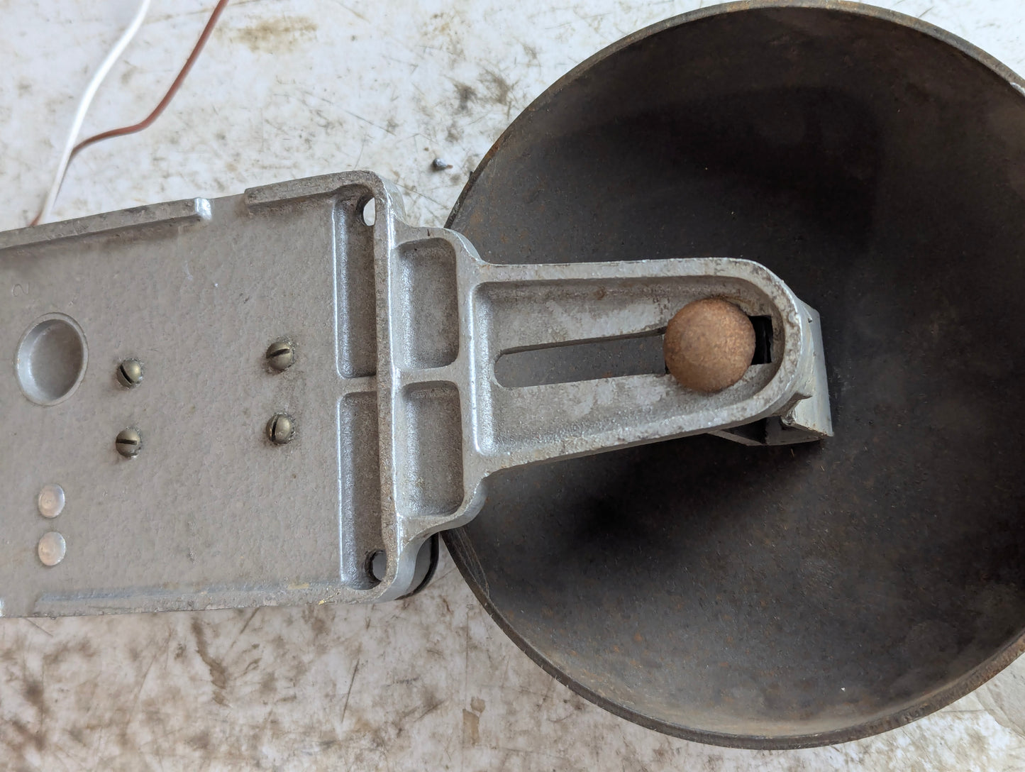 Vintage Industrial Faraday Alarm Bell