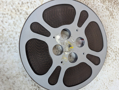 "The Undersea World of Jacques Cousteau - 1970 Night of the Squid" Colour on 10" Reel in Metal Film Canister 16mm