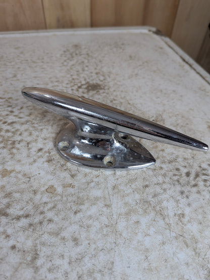 Chrome Torpedo Shaped Boat Cleat