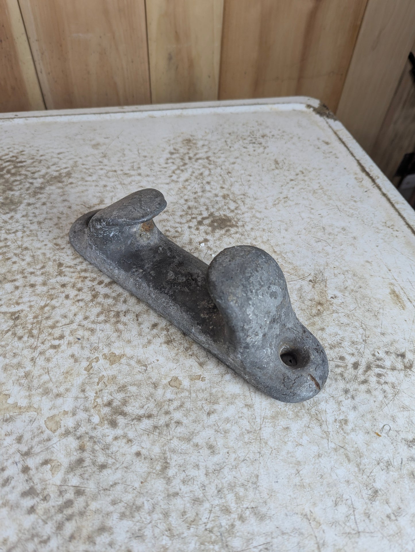 Vintage Cast Aluminium 10" Boat Cleat