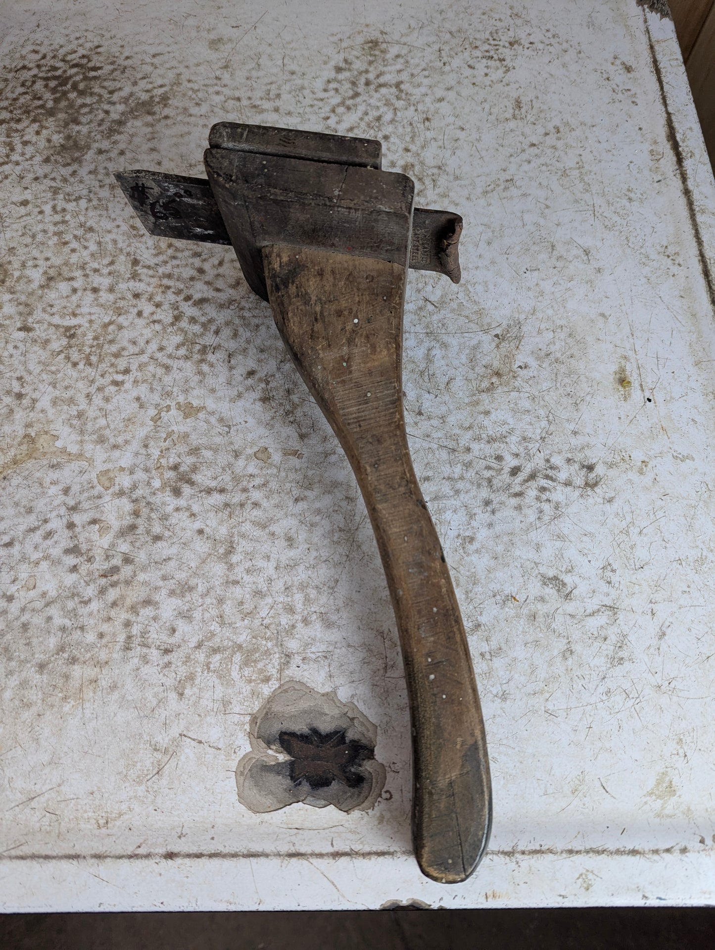 Antique Handmade Floor Scraper
