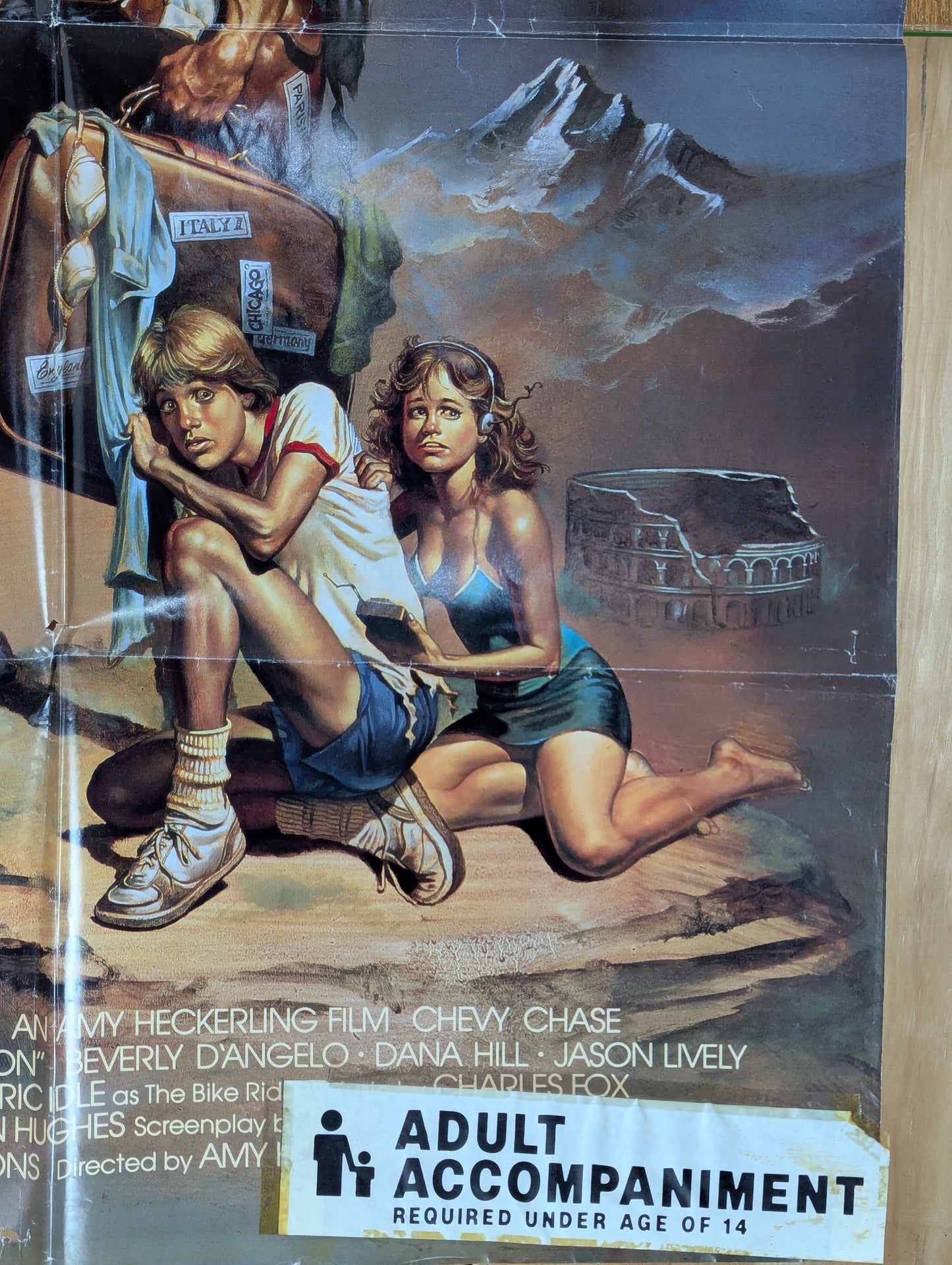 National Lampoon's European Vacation (1985) Original Folded One Sheet Movie Poster