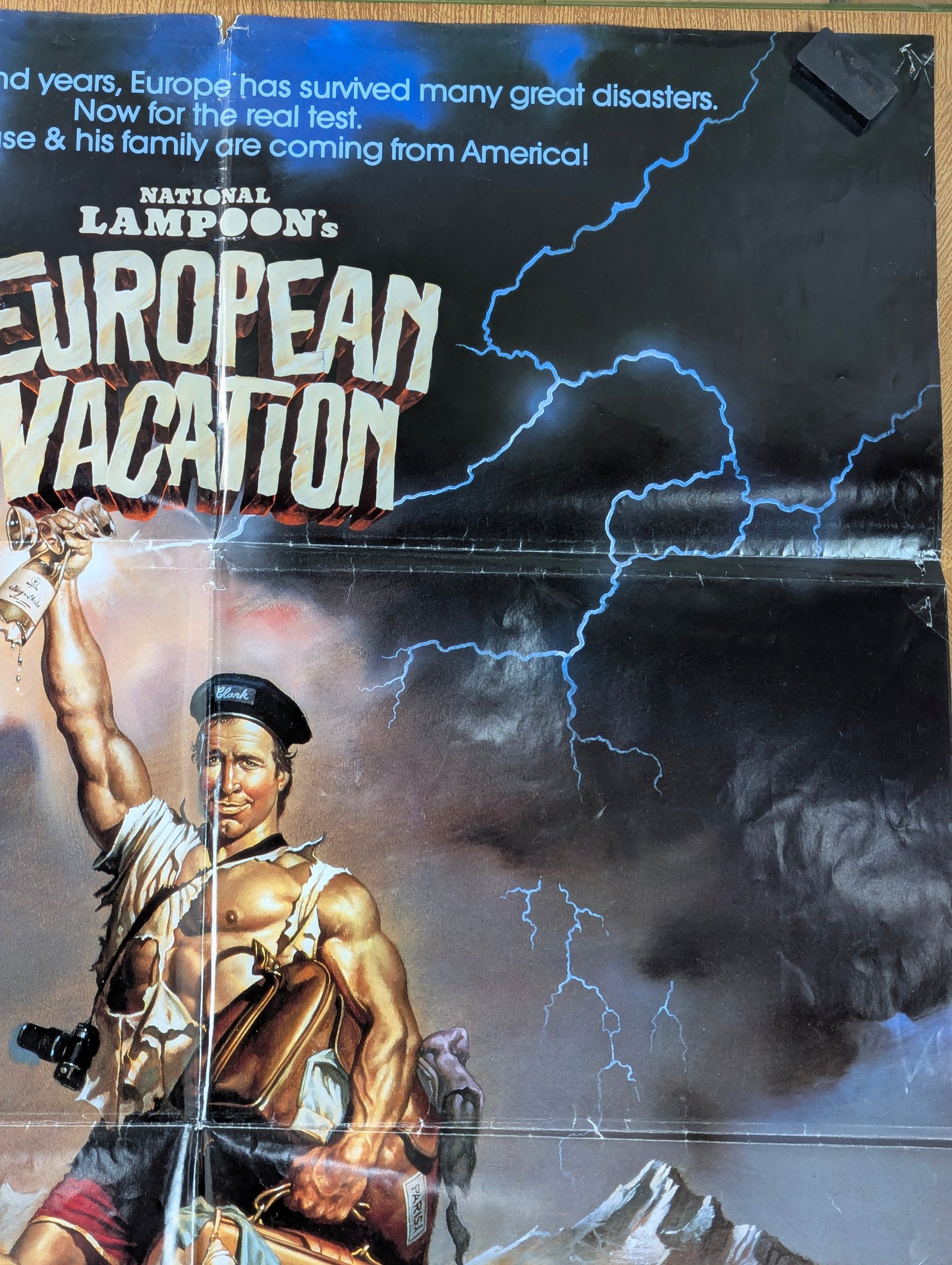 National Lampoon's European Vacation (1985) Original Folded One Sheet Movie Poster